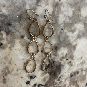 3/$12 Gold dangle earrings